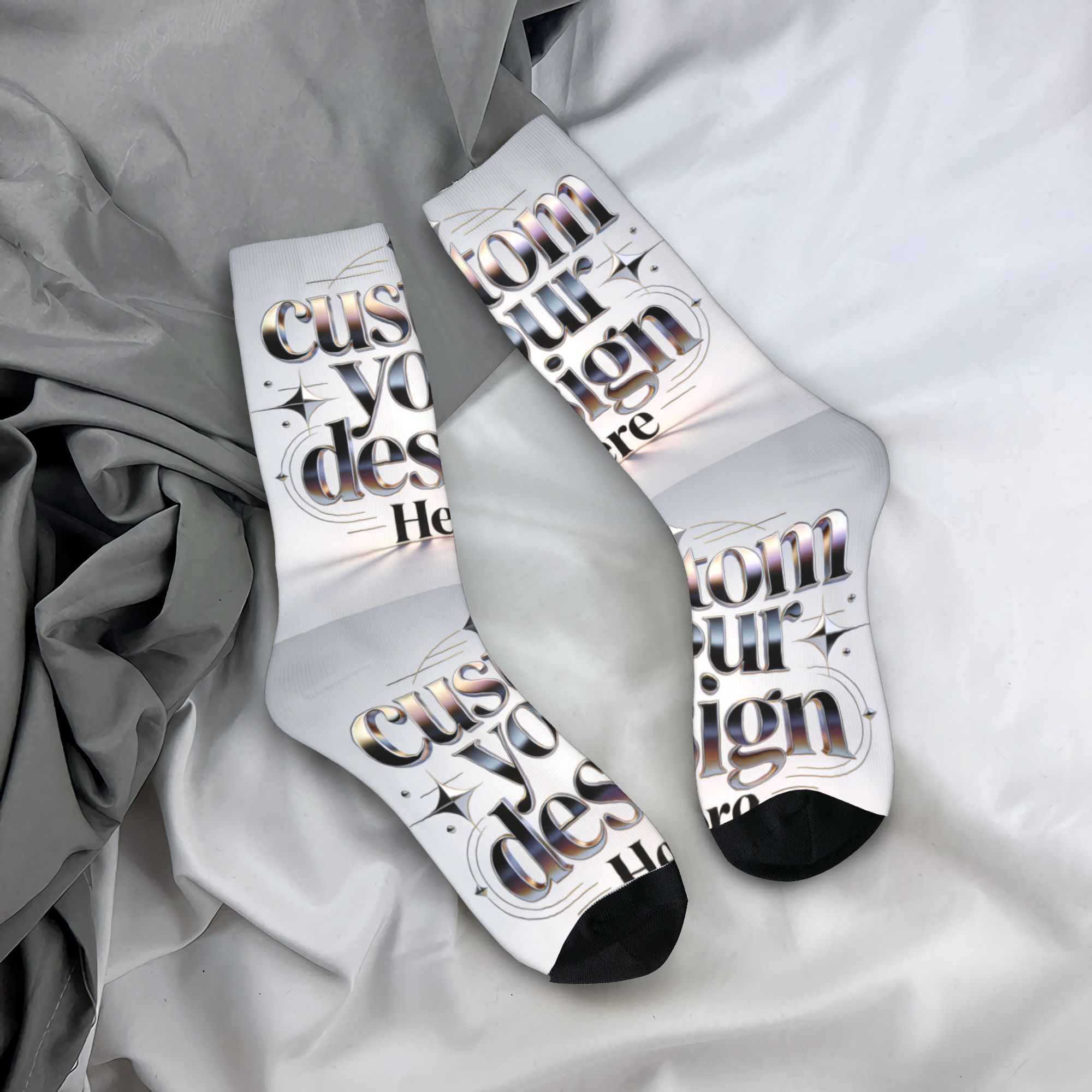 Men Accessories Photos - Kaos Kaki Pria Custom Novelty dengan
