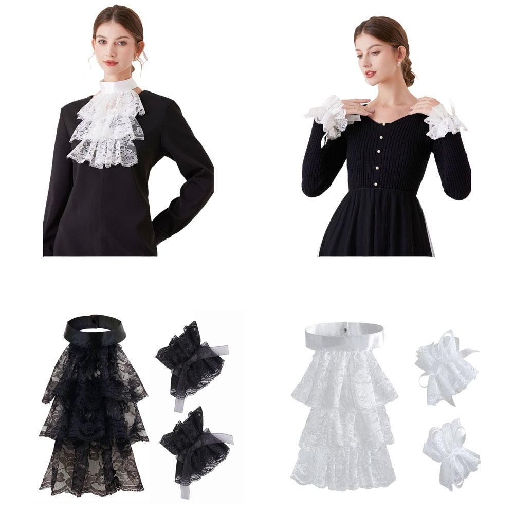 Men'S Victorian Accessories - Kerah Jabot Renda Gaya Victoria yang