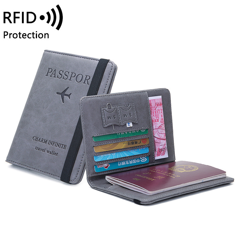 Men'S Accessories Wallet - Tempat Paspor Kulit PU Uniseks -