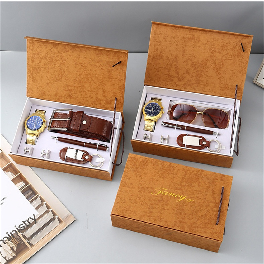 Cufflink Box Set - Jam Tangan Baru Set Hadiah Pria
