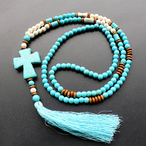 Men'S Vacation Accessories - Kalung Kerang Bohemian dengan Liontin Rumbai