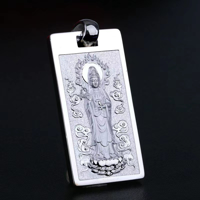 Men Accessories Pendant - Kalung Avalokitesvara Bodhisattva untuk Pria, Perhiasan