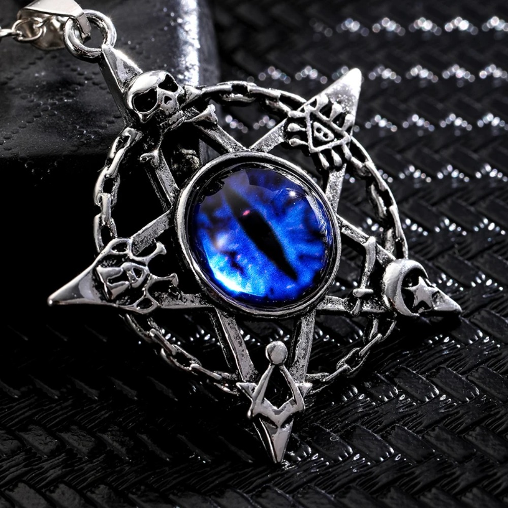 Mens Accessories Style - Kalung liontin mata iblis berbentuk bintang