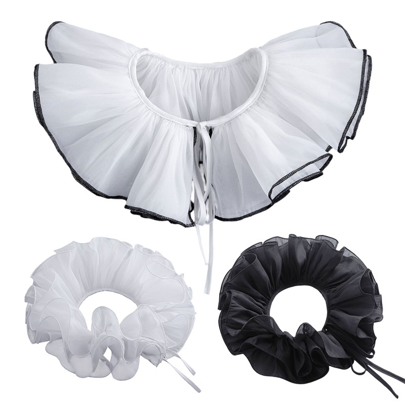 Men'S Victorian Accessories - Aksesori Kostum Cosplay Kerah Palsu Lapisan