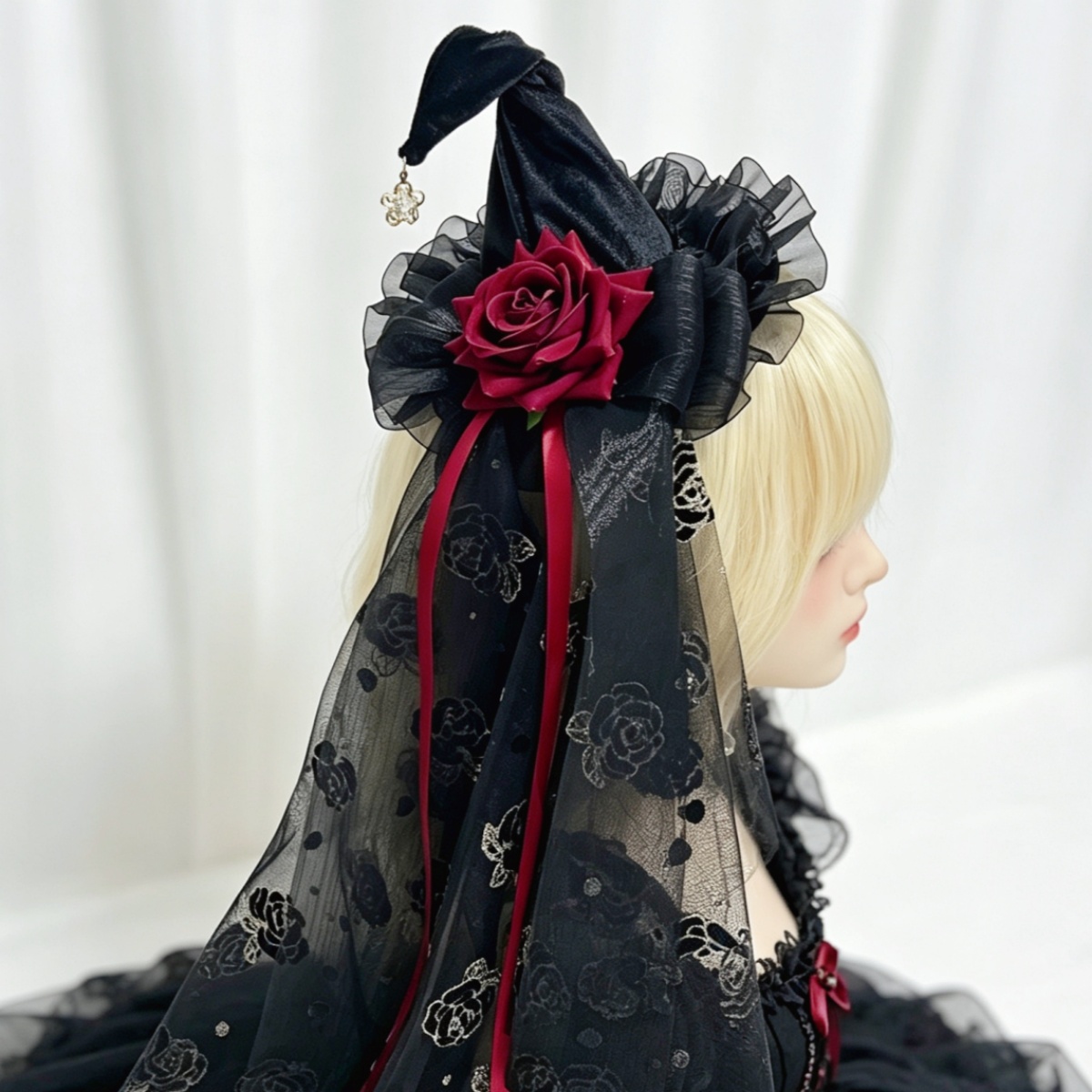 Topi Mini Berbahan Chiffon den - Men'S Victorian Accessories ulasan dan harga