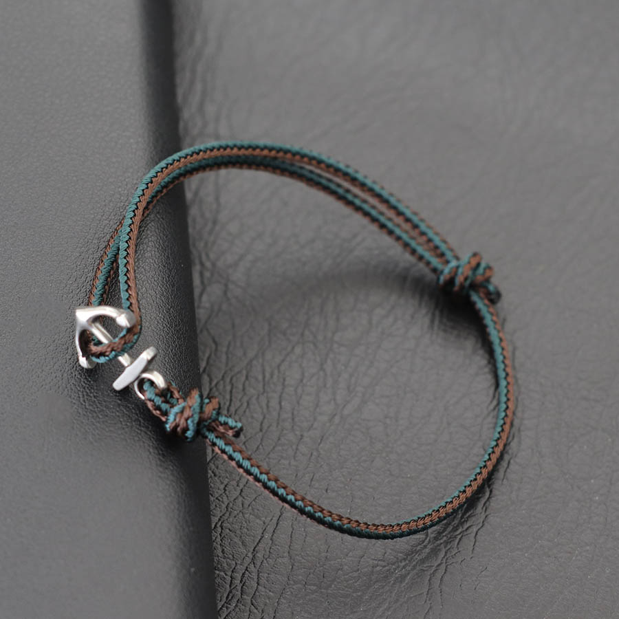 Gelang Tali Tipis Jangkar Mini - Men'S Vacation Accessories ulasan dan harga