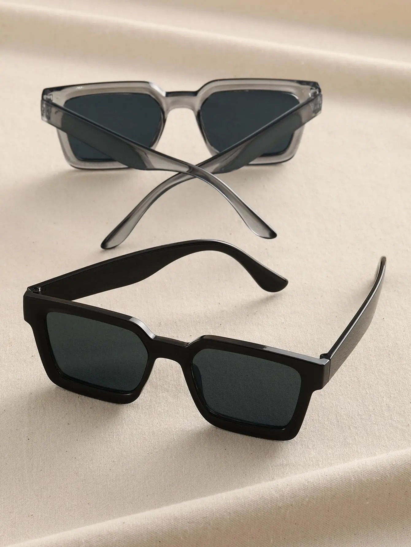 Kacamata hitam bingkai kotak P - Men'S Vacation Accessories ulasan dan harga