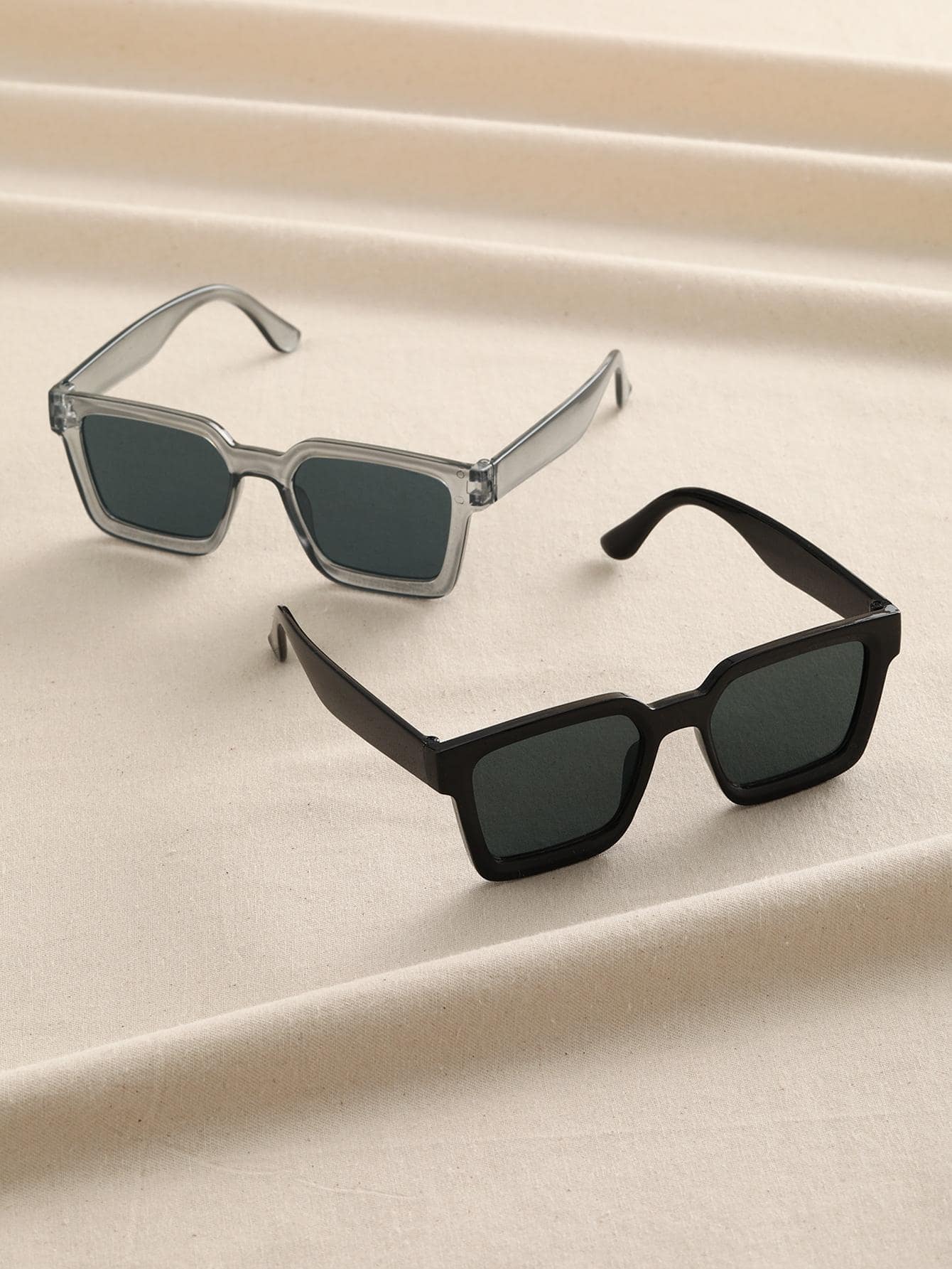 Kacamata hitam bingkai kotak P - Men'S Vacation Accessories ulasan dan harga