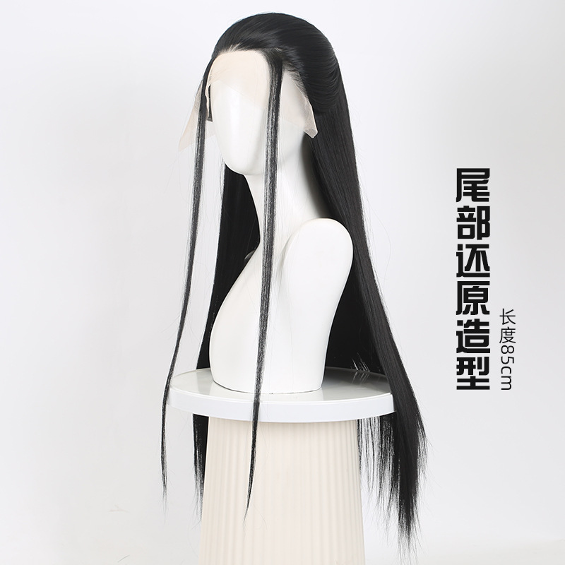Wig Cosplay Nezha 2 Crane Boy  - Mens Accessories Style ulasan dan harga