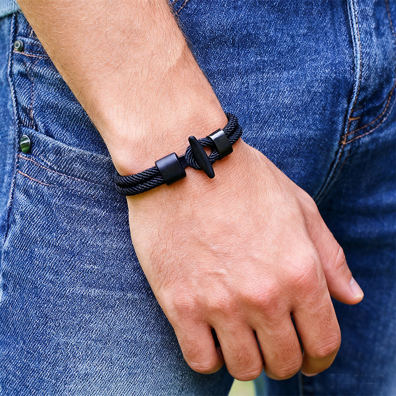 Gelang Pria Klasik Dua Lapis M - Men'S Vacation Accessories ulasan dan harga