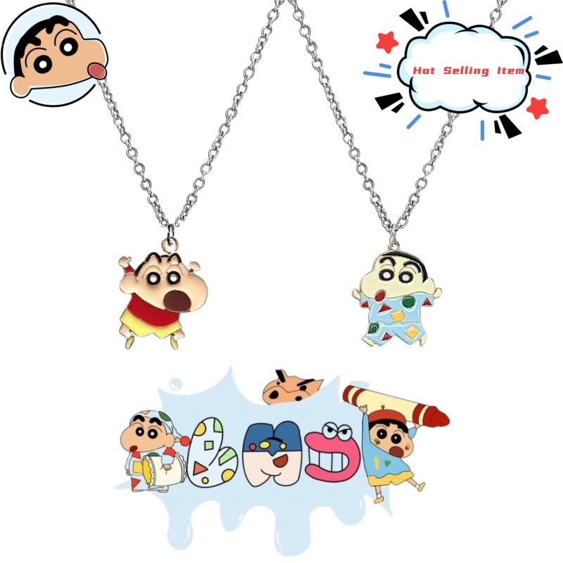 Kalung kartun Crayon Shin-chan - Mens Accessories Style ulasan dan harga