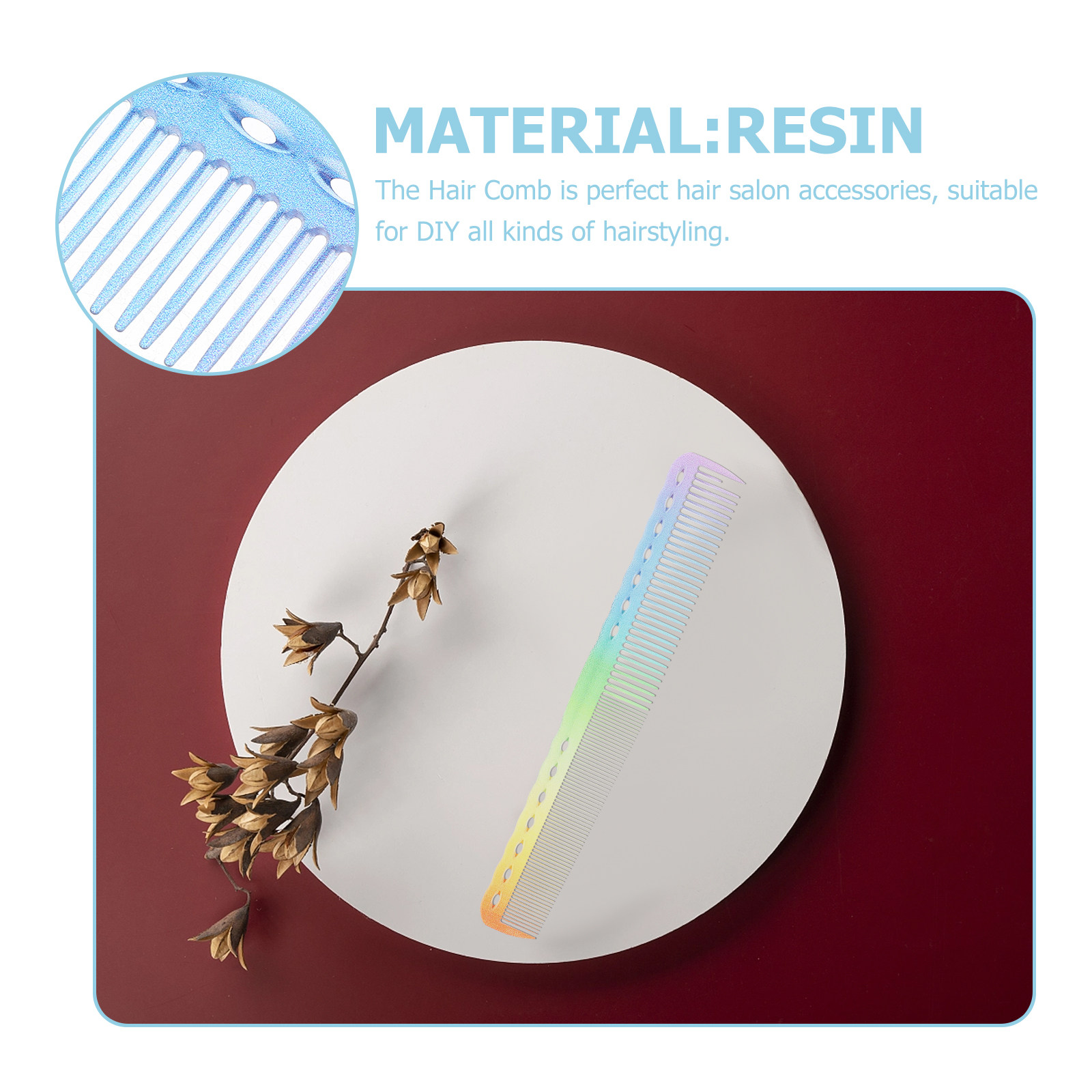 3Pcs Sisir Rambut Barbershop d - Mens Accessories Style ulasan dan harga