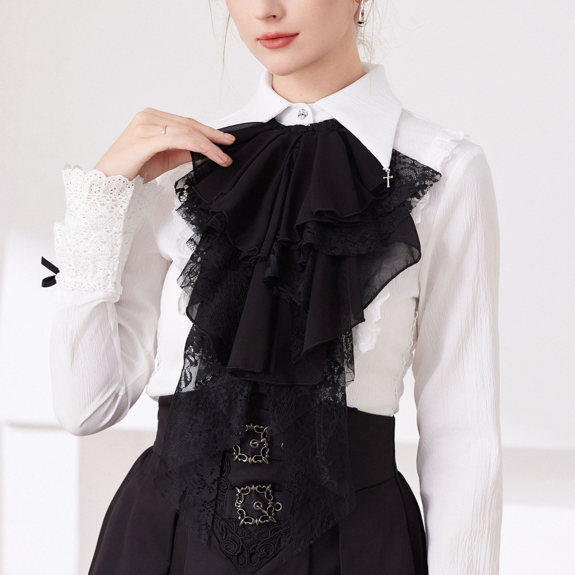 Jabot Victorian untuk Wanita P - Men'S Victorian Accessories ulasan dan harga