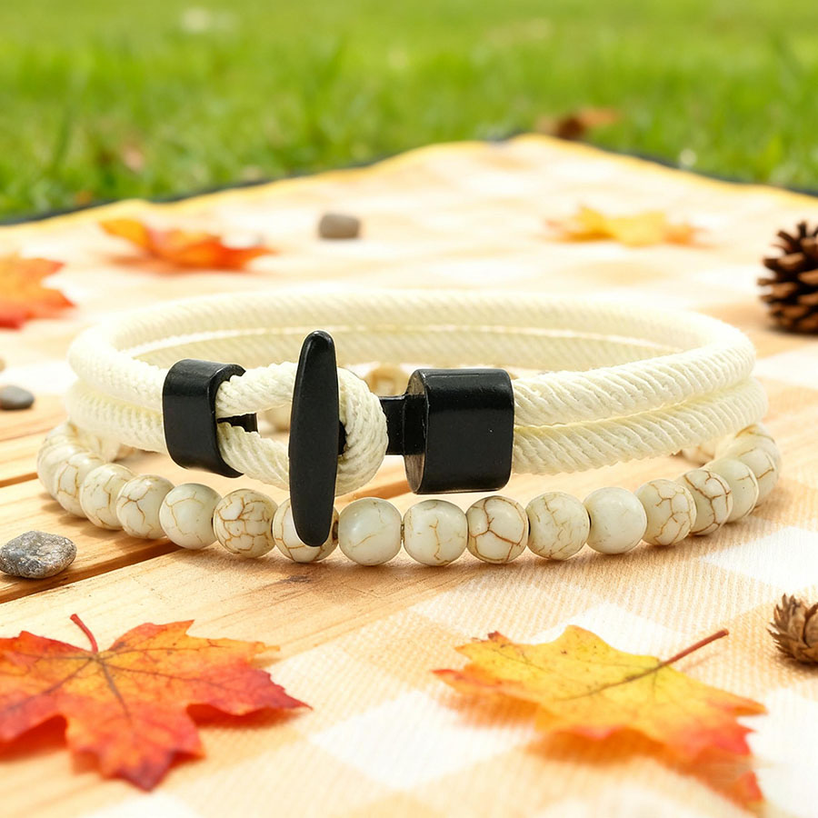 Set Gelang Pria Unique Anchor  - Men'S Vacation Accessories ulasan dan harga