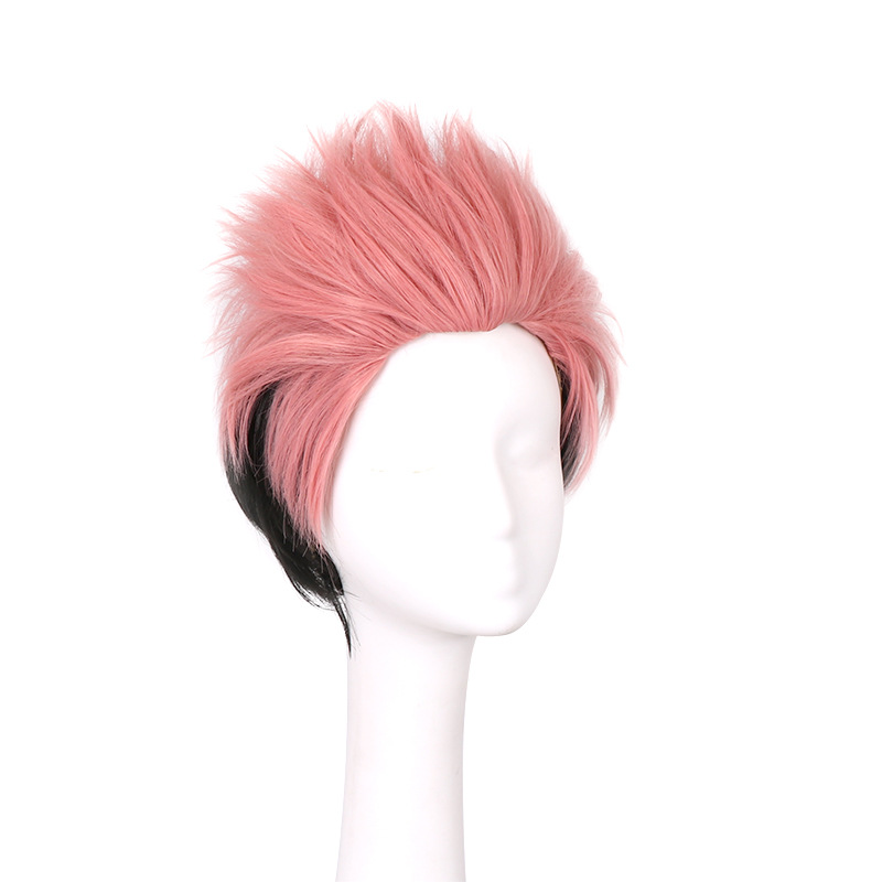Wig Cosplay Sukuna Dua Wajah J - Mens Accessories Style ulasan dan harga