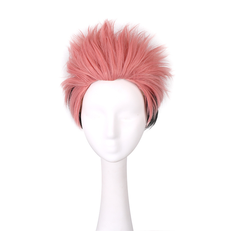 Wig Cosplay Sukuna Dua Wajah J - Mens Accessories Style ulasan dan harga