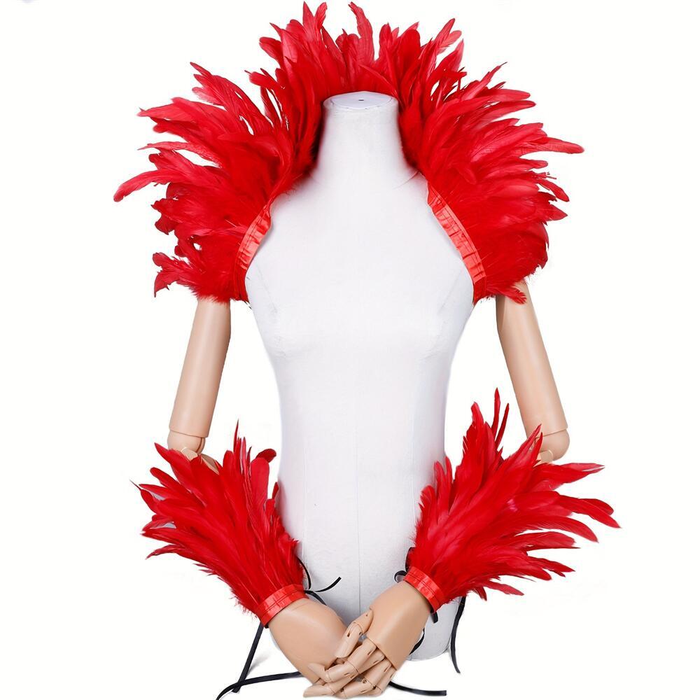 Selendang Wanita Bulu Merah El - Mens Accessories Style ulasan dan harga