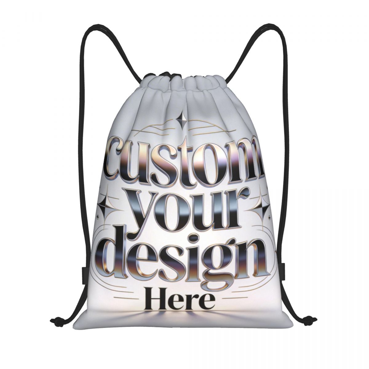 Tas Ransel Serut dengan Teks L - Men Accessories Photos ulasan dan harga