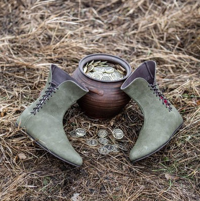 Sepatu Kulit Abad Pertengahan  - Men'S Victorian Accessories ulasan dan harga