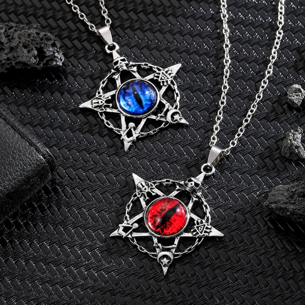 Kalung liontin mata iblis berb - Mens Accessories Style ulasan dan harga
