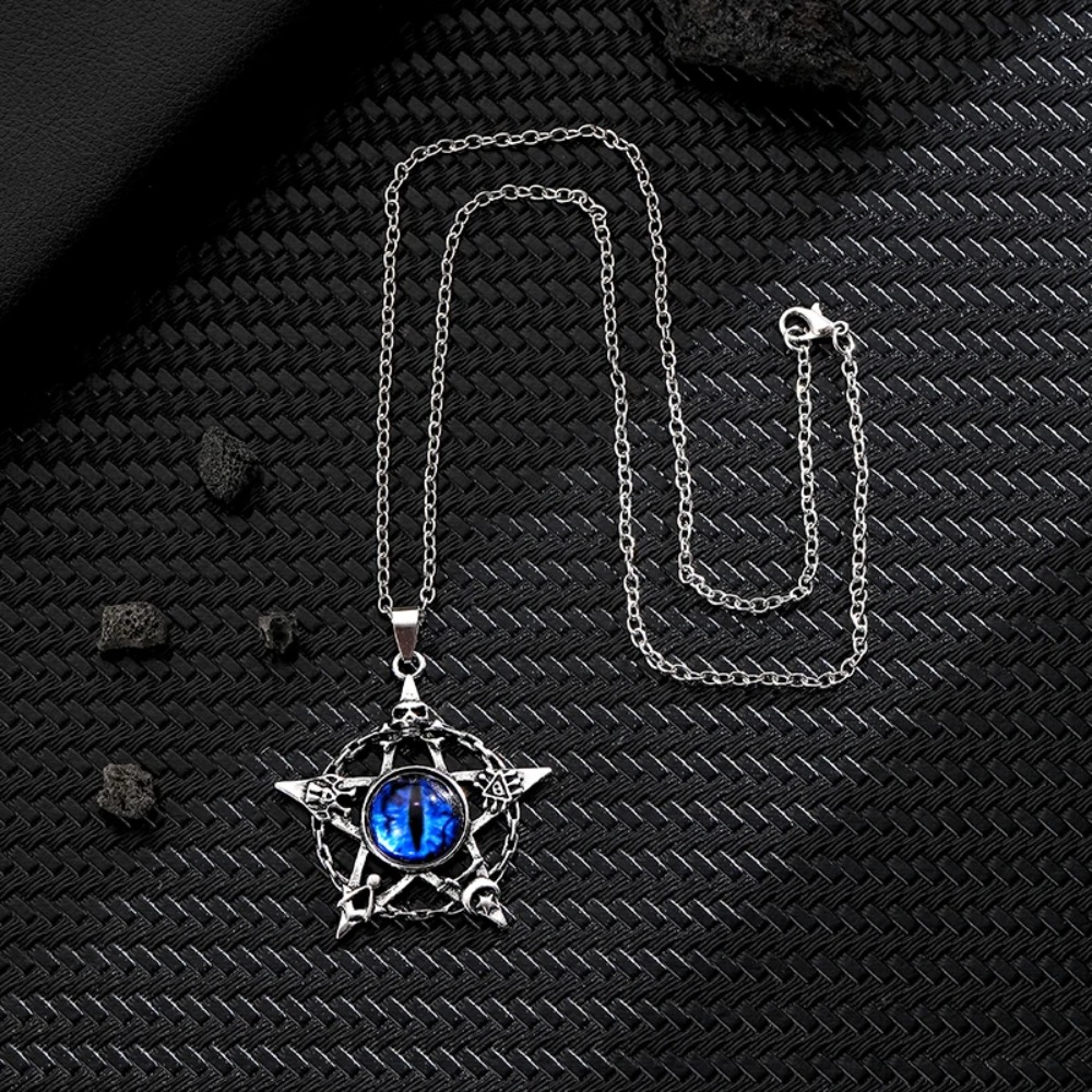 Kalung liontin mata iblis berb - Mens Accessories Style ulasan dan harga