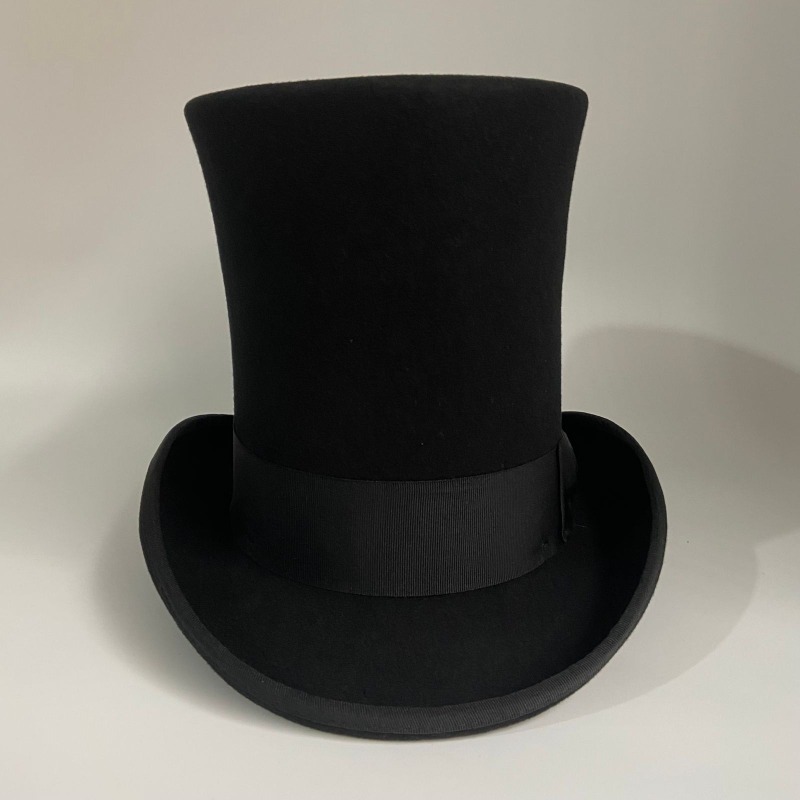 Topi Atas Bulu Wol Hitam Topi  - Men'S Victorian Accessories ulasan dan harga